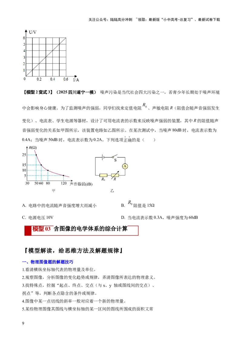 专题17电学体系内难点综合（含最值范围等）计算（原卷版）_02中考总复习（2026版更新中）_04-物理-中考总复习_2025年中考复习资料_2025年中考物理答题方法模板