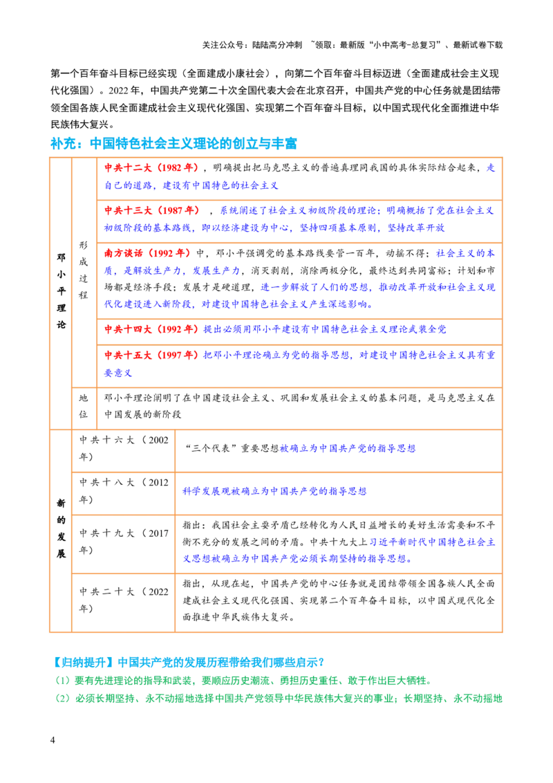 专题19凝聚收官&ldquo;十四五&rdquo;，锚定中国式现代化新坐标（热点）（讲练）（解析版）_02中考总复习（2026版更新中）_06-历史-中考总复习_2025年中考复习资料_2025中考二轮课件ppt+讲义+练习历史