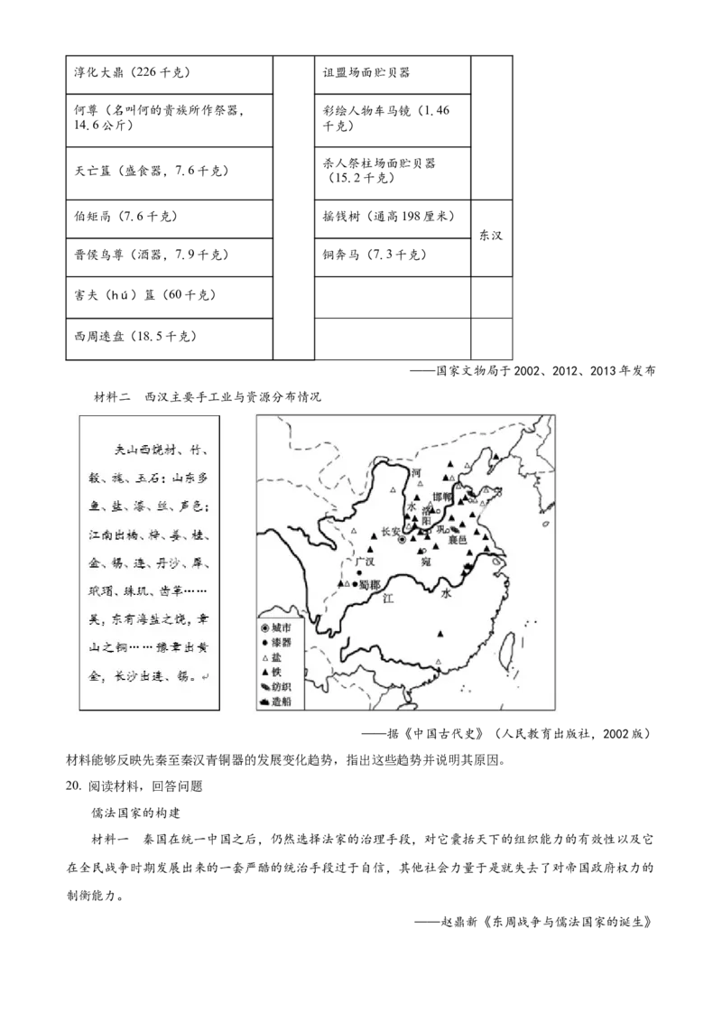四川省成都列五中学2025届高三上学期入学摸底测试历史试题Word版无答案_A1502026各地模拟卷（超值！）_9月_240909四川省成都列五中学2024-2025学年高三上学期入学摸底测试