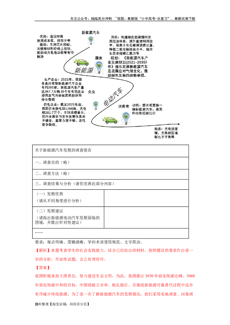 专题16文明与家园（解析版）_02中考总复习（2026版更新中）_07-道法-中考总复习_2024年中考复习资料_专项复习资料_完三年（2021&mdash;2023）中考道德与法治真题分项汇编（全国通用）