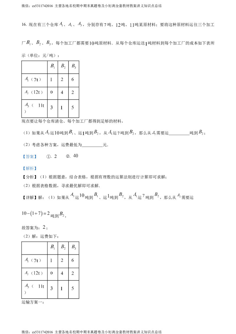 精品解析：2024年北京市第二中学教育集团中考三模数学试题（解析版）(1)_北京初中期末题_C605-京七八九_B京市数学七八九_北京9下数学(含中考模拟）_北京数学9下一二三模