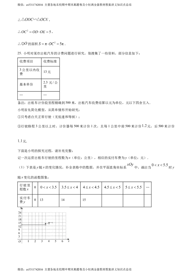 精品解析：2024年北京市第二中学教育集团中考三模数学试题（解析版）(1)_北京初中期末题_C605-京七八九_B京市数学七八九_北京9下数学(含中考模拟）_北京数学9下一二三模