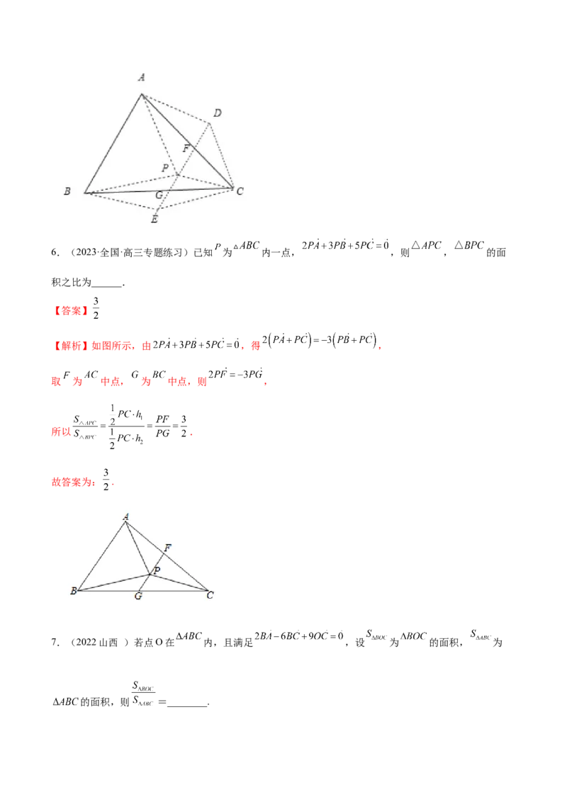 10.3平面向量的应用（精练）（提升版）（解析版）_2.2025数学总复习_2023年新高考资料_一轮复习_2023年高考数学一轮复习（提升版）（新高考地区专用）