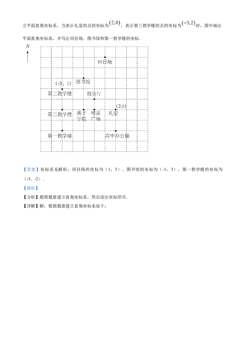 精品解析：北京市北京一零一中学2021-2022学年七年级下学期期中数学试题（解析版）(1)_北京初中期末题_C605-京七八九_B京市数学七八九_北京7下数学_2021-2022