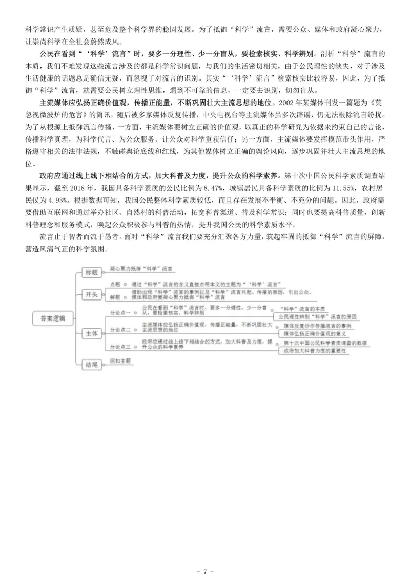 2020年7月25日全国事业单位联考C类《综合应用能力》题_26事业职测+综合_闲鱼2026事业单位职测+综合_职测+综合真题合集ABCDE_A类-综合管理_综合应用能力历年真题（不定时更新）