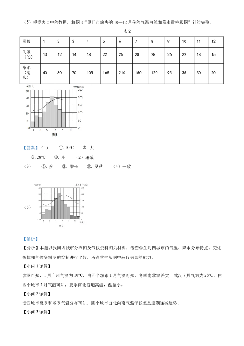 精品解析：北京市平谷区2020-2021学年七年级上学期期末地理试题（解析版）(1)_北京初中期末题_C605-京七八九_B京地理七八九_地理_北京7上地理_2020-2022