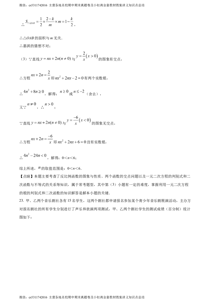 精品解析：2024年北京市第一零一中学温泉校区中考零模数学试题（解析版）(1)_北京初中期末题_C605-京七八九_B京市数学七八九_北京9下数学(含中考模拟）_北京数学9下其他模拟卷
