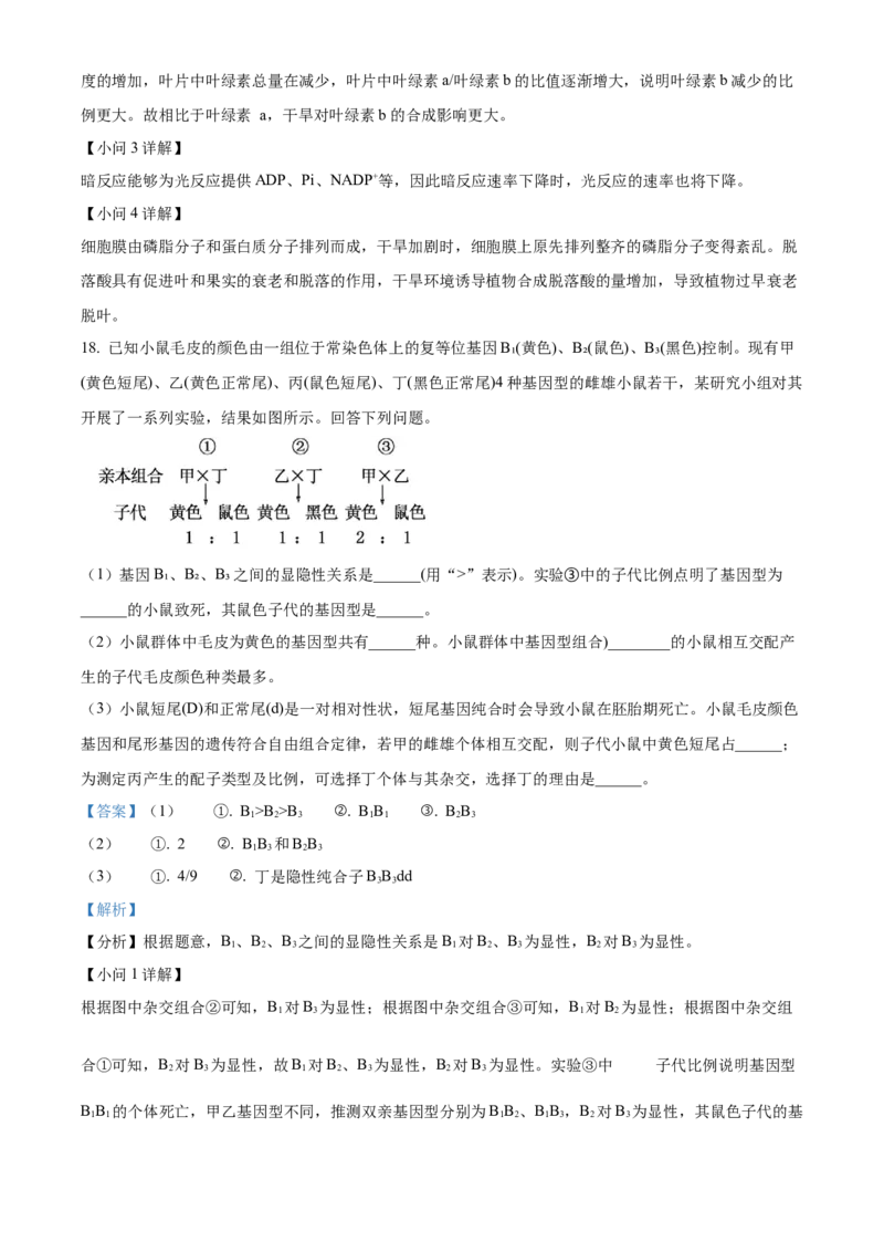 2025届湖南省益阳市一模生物试题Word版含解析_A1502026各地模拟卷（超值！）_9月_240909湖南省益阳市2024-2025学年高三上学期9月第一次教学质量检测