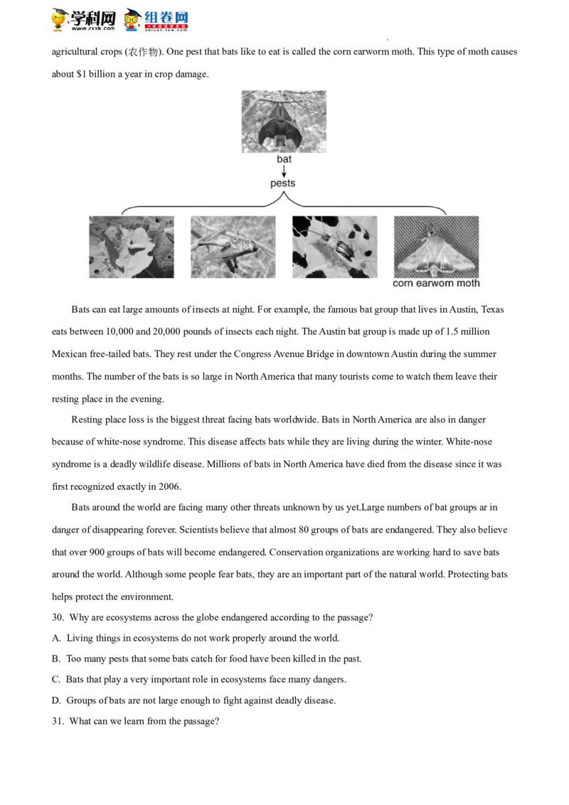 精品解析：2022年北京市平谷区中考一模英语试题（解析版）(1)_北京初中期末题_C605-京七八九_B京英语七八九_北京英语九下_精品解析：2022届北京市平谷区中考一模英语试题