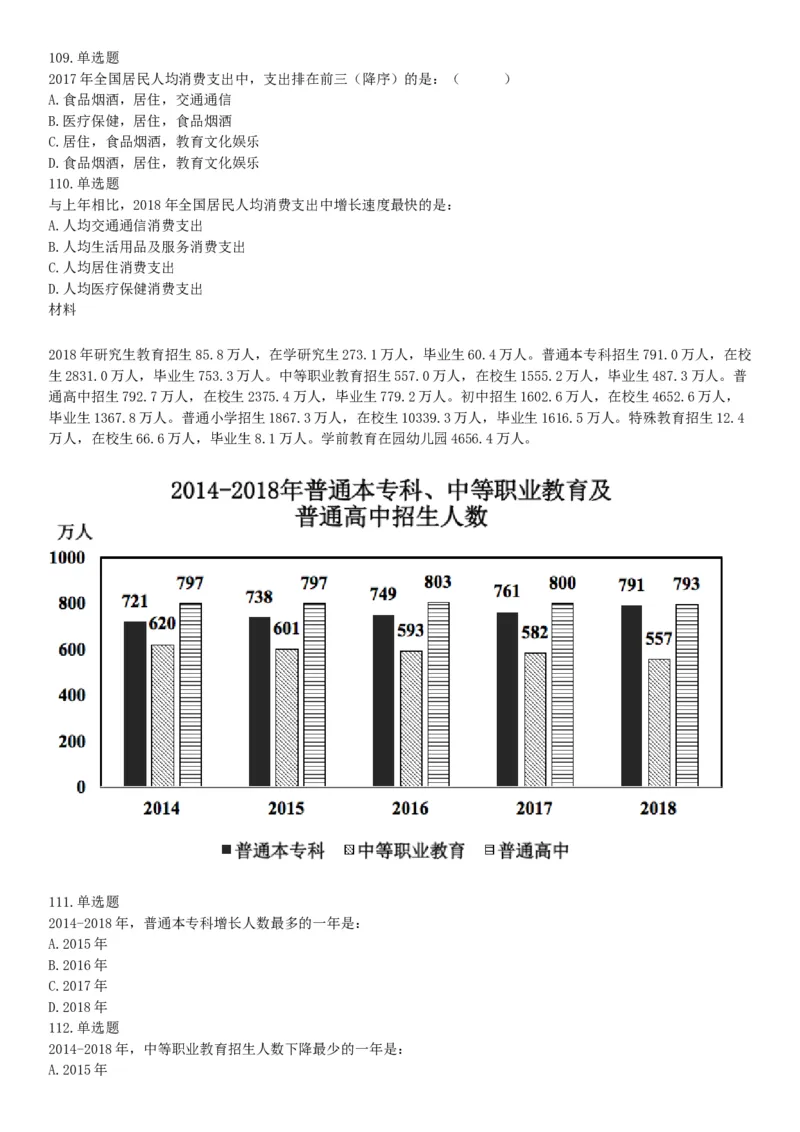 2019年河北省省直事业单位公开招聘工作人员《职业能力测试》题（网友回忆版）_26事业职测+综合_闲鱼2026事业单位职测+综合_职测+综合真题合集ABCDE_A类-综合管理_河北
