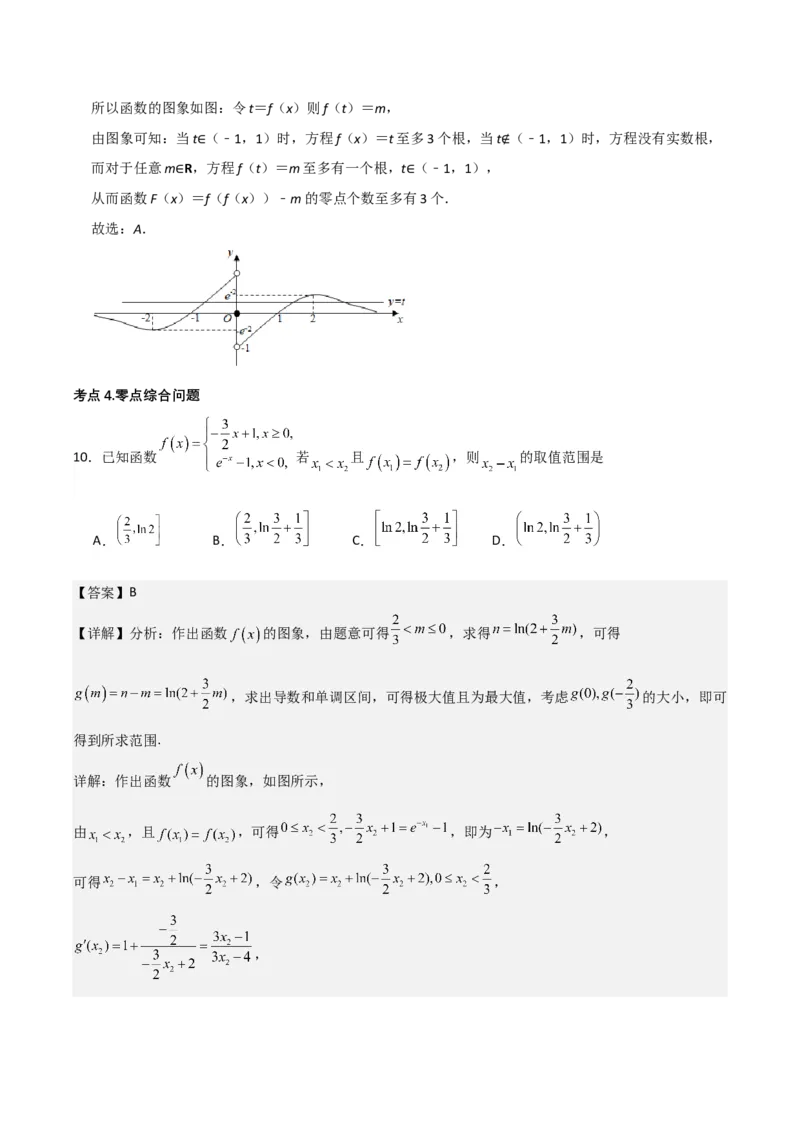 05选填题之导数的综合应用（解析版）_2.2025数学总复习_2024年新高考资料_2.2024二轮复习_2024年高考数学二轮复习讲义题型归纳+专项训练（新高考专用）