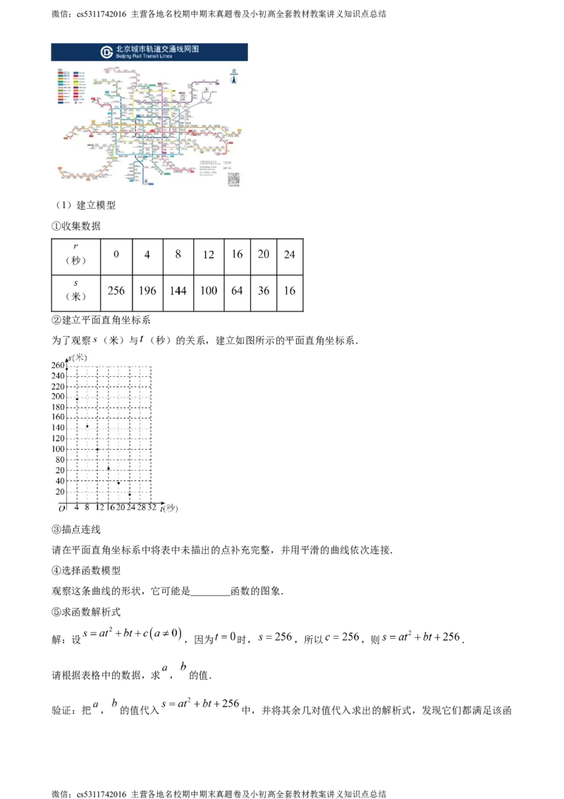 精品解析：2024年北京市广渠门中学中考二模数学试题（原卷版）(1)_北京初中期末题_C605-京七八九_B京市数学七八九_北京9下数学(含中考模拟）_北京数学9下一二三模
