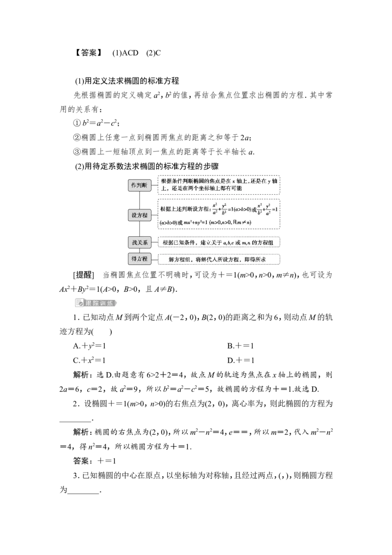 1第1课时　椭圆及其性质_2.2025数学总复习_2023年新高考资料_一轮复习_2023新高考一轮复习讲义+课件_2023年高考数学一轮复习讲义（新高考）_赠补充习题库_9第九章　平面解析几何