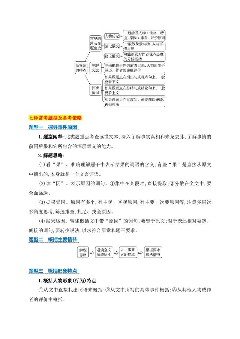 06精细筛选阅读,准确分层概括&mdash;&mdash;文言文文意概括简答题满分攻略_1.2025语文总复习_2025年新高考资料_一轮复习_2025年高考语文一轮复习之文言文阅读（全国通用）（完结）