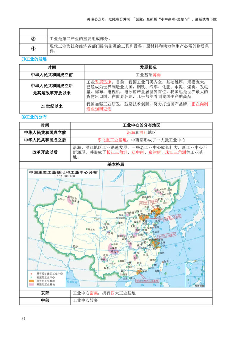 专题21中国的经济和文化（讲义）（解析版）_02中考总复习（2026版更新中）_09-地理-中考总复习_2024年中考复习资料_一轮复习_❤2024年中考地理一轮复习讲练测（全国通用）_配套讲义