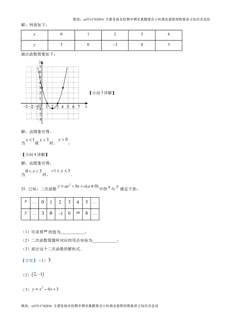 精品解析：北京市平谷区第五中学2024--2025学年上学期10月月考九年级数学试卷（解析版）(1)_北京初中期末题_C605-京七八九_北京9上数学试卷_2024-2025（持续更新）_北京9上数学月考