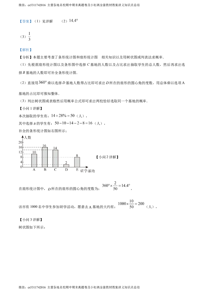 精品解析：2024年北京市第十一中学中考二模数学试题（解析版）(1)_北京初中期末题_C605-京七八九_B京市数学七八九_北京9下数学(含中考模拟）_北京数学9下一二三模