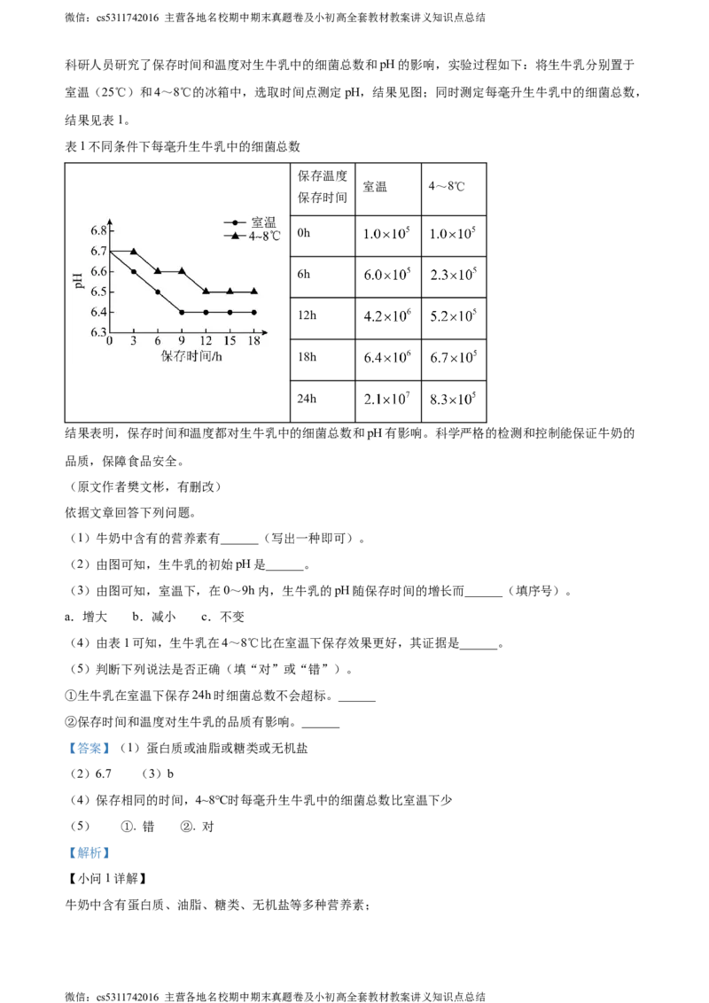 精品解析：2024年北京市海淀区中考二模化学试卷（解析版）(1)_北京初中期末题_C605-京七八九_B京化学七八九_北京9下化学（含中考模拟）_北京化学9下一二模