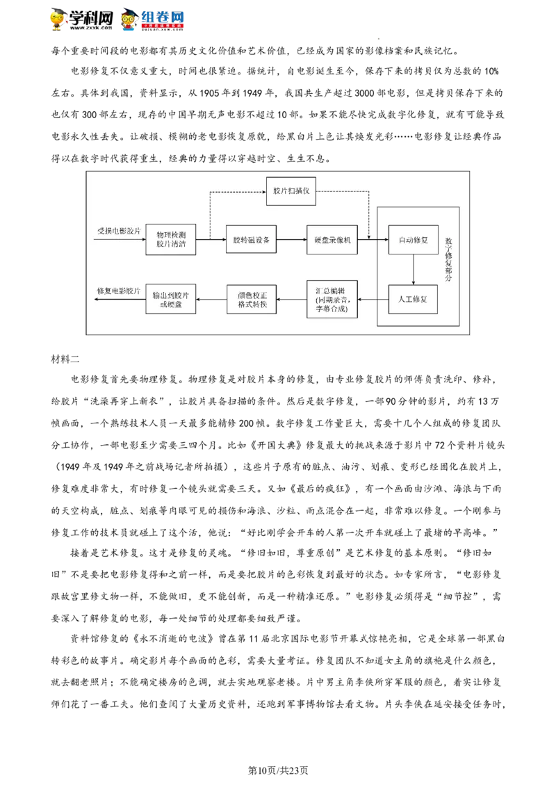 精品解析：2022年北京市石景山区中考一模语文试题（解析版）(1)_北京初中期末题_C605-京七八九_B语文七八九_北京9下语文_2022-2023前_精品解析：2022届北京市石景山区中考一模语文试题