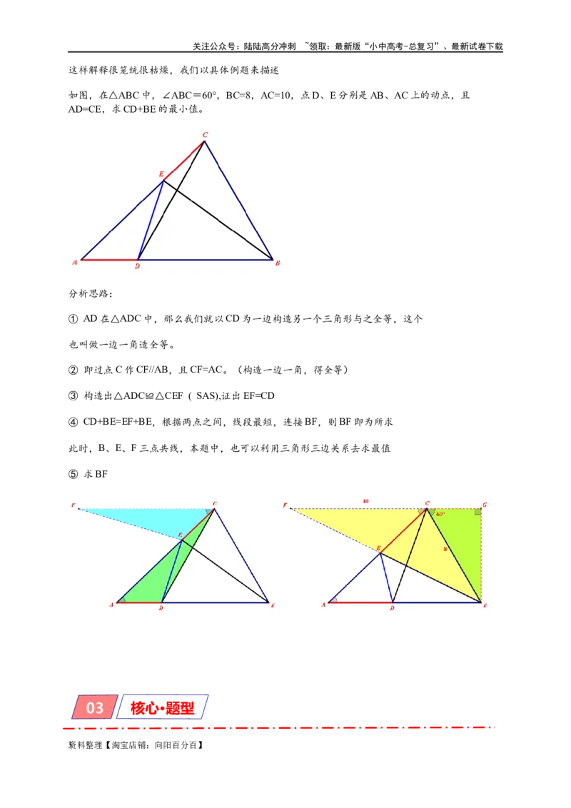 专题2-6逆等线之乾坤大挪移（解析版）_02中考总复习（2026版更新中）_02-数学-中考总复习_2024年中考复习资料_专项复习资料_❤备考2024年中考数学&mdash;模型&middot;方法&middot;技巧专题突破（全国通用）