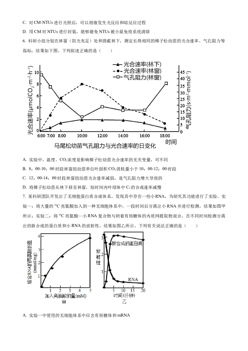 山东省泰安第一中学2025届高三上学期11月月考生物试题_A1502026各地模拟卷（超值！）_12月_241201山东省泰安第一中学2025届高三上学期11月月考