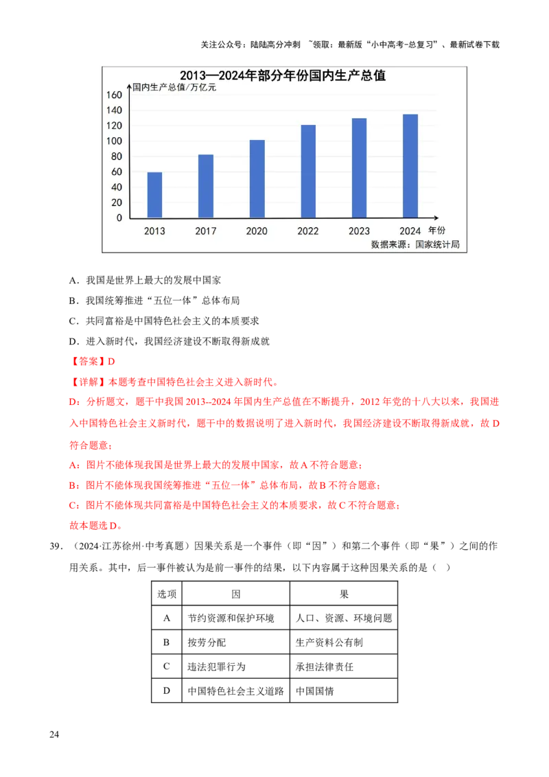 专题20和谐与梦想（解析版）_02中考总复习（2026版更新中）_07-道法-中考总复习_2026年中考复习（更新中）_好题汇编三年（2023-2025）中考道德与法治真题分类汇编（全国通用）