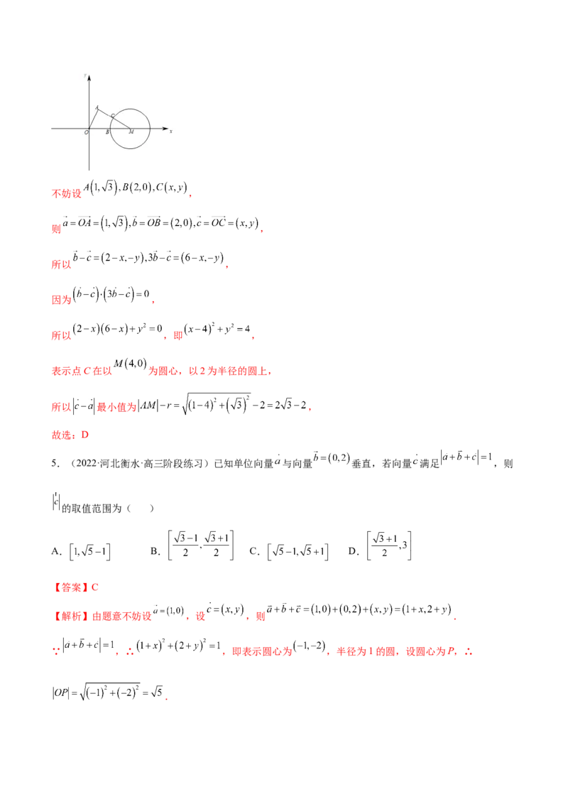 10.2平面向量的数量积（精练）（提升版）（解析版）_2.2025数学总复习_2023年新高考资料_一轮复习_2023年高考数学一轮复习（提升版）（新高考地区专用）