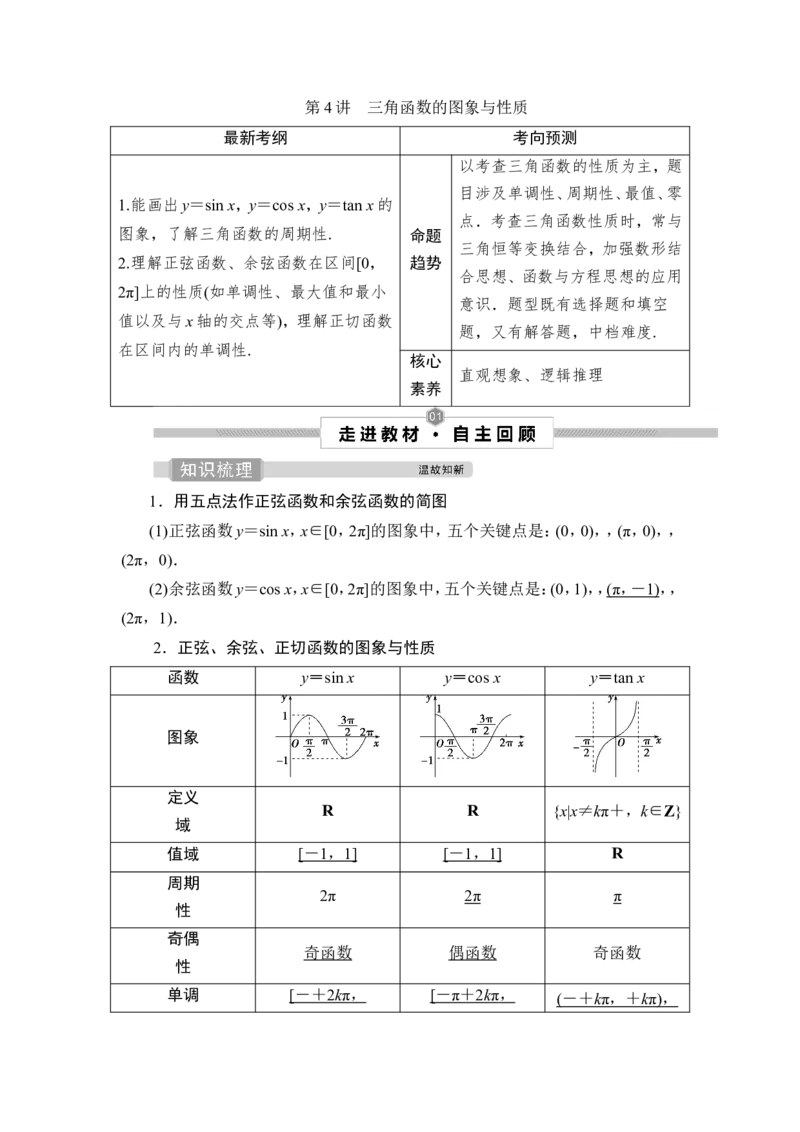 1第1课时　三角函数的单调性与最值_2.2025数学总复习_2023年新高考资料_一轮复习_2023新高考一轮复习讲义+课件_2023年高考数学一轮复习讲义（新高考）_赠补充习题库