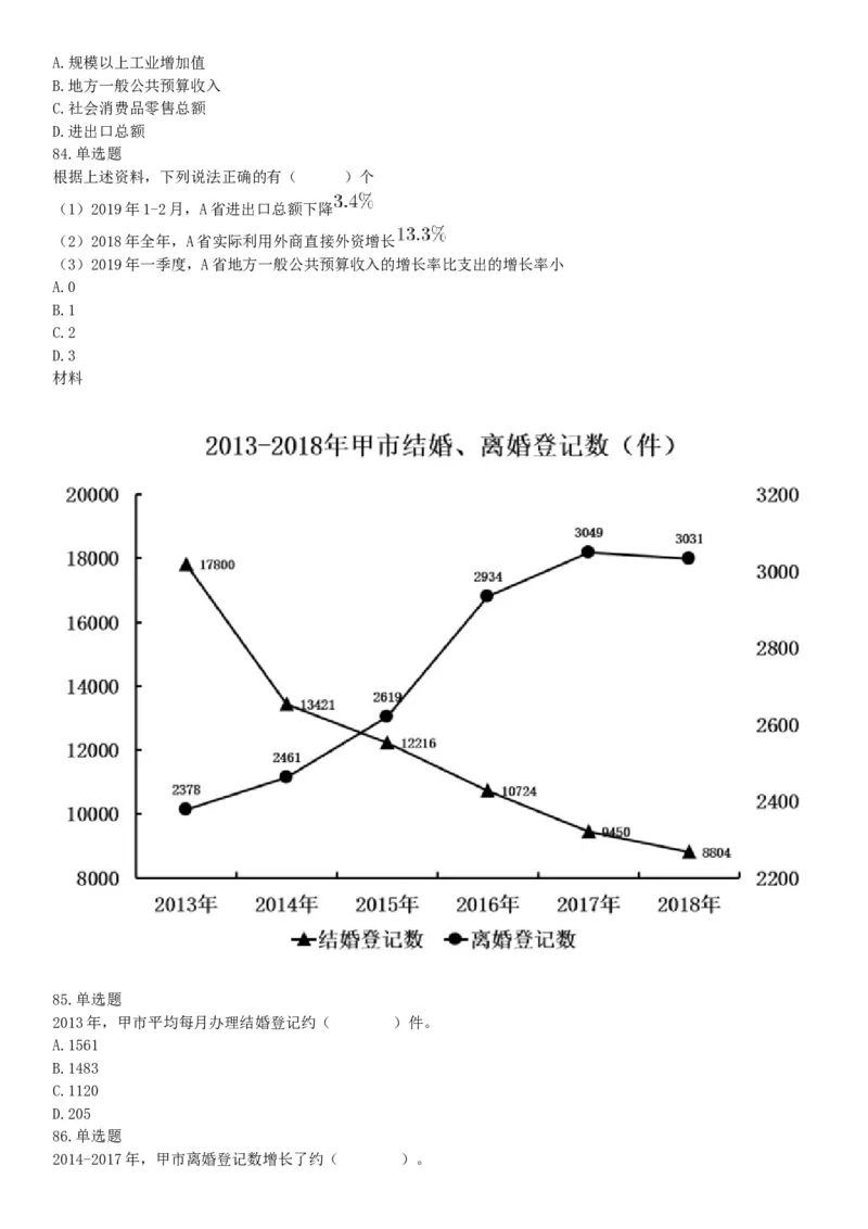 2019年下半年四川省雅安市公开考试招聘医护类事业单位工作人员《职业能力测验》精选题（网友回忆版）_26事业职测+综合_闲鱼2026事业单位职测+综合_职测+综合真题合集ABCDE_四川_298