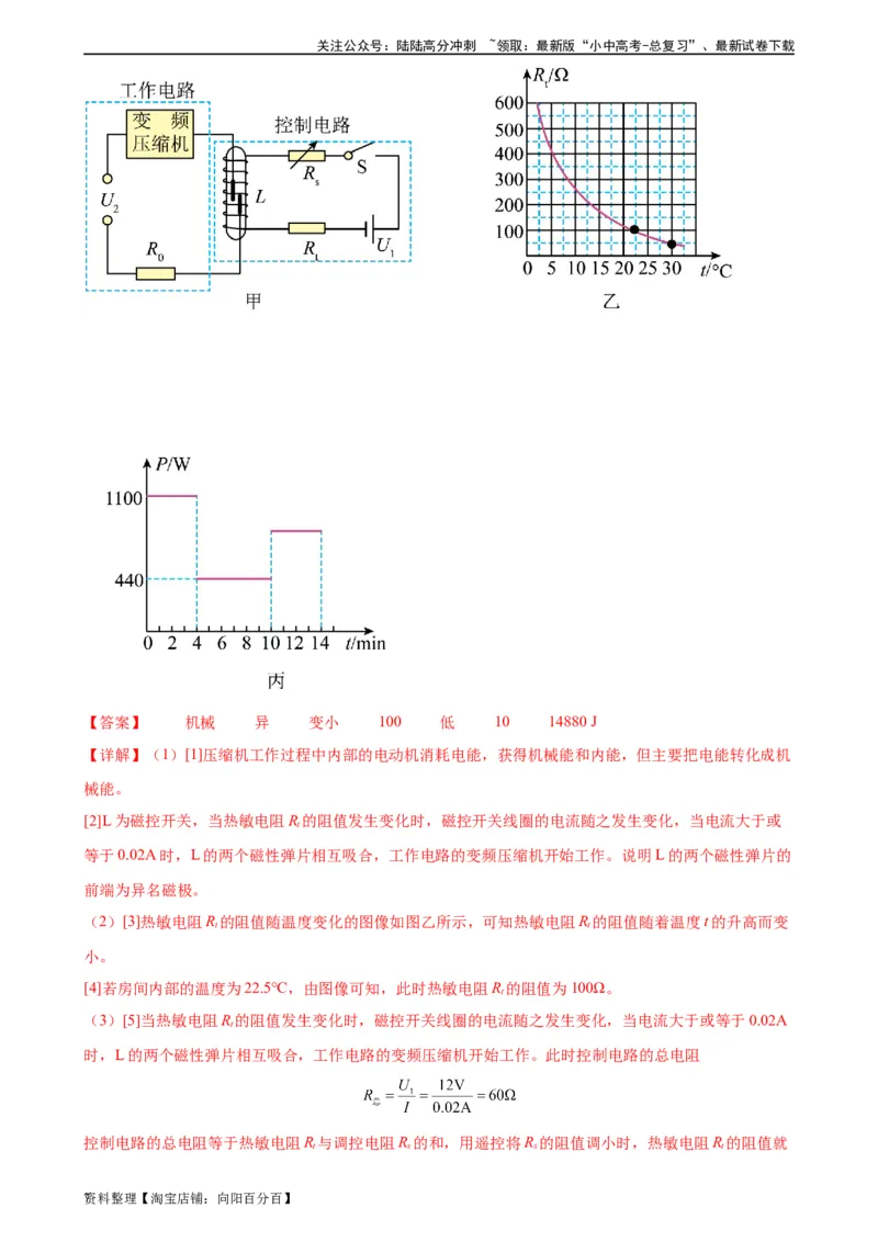 专题20电与磁20.4电动机（教师版）_02中考总复习（2026版更新中）_04-物理-中考总复习_2024年中考复习资料_专项复习资料_完三年（2021&mdash;2023）中考真题分项精编（全国通用）