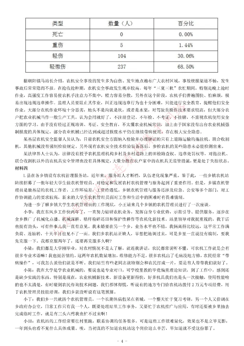 2019年下半年全国事业单位联考A类《综合应用能力》题（网友回忆版）_26事业职测+综合_闲鱼2026事业单位职测+综合_职测+综合真题合集ABCDE_A类-综合管理_联考A类