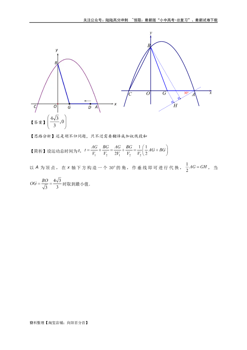 专题2-7二次函数中的最值问题（解析版）_02中考总复习（2026版更新中）_02-数学-中考总复习_2024年中考复习资料_专项复习资料_教师版（含答案解析）