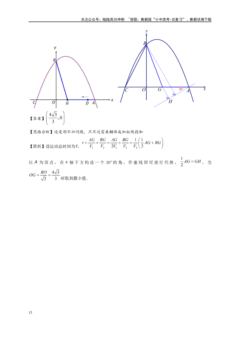 专题2-7二次函数中的最值问题（原卷版）_02中考总复习（2026版更新中）_02-数学-中考总复习_2024年中考复习资料_专项复习资料