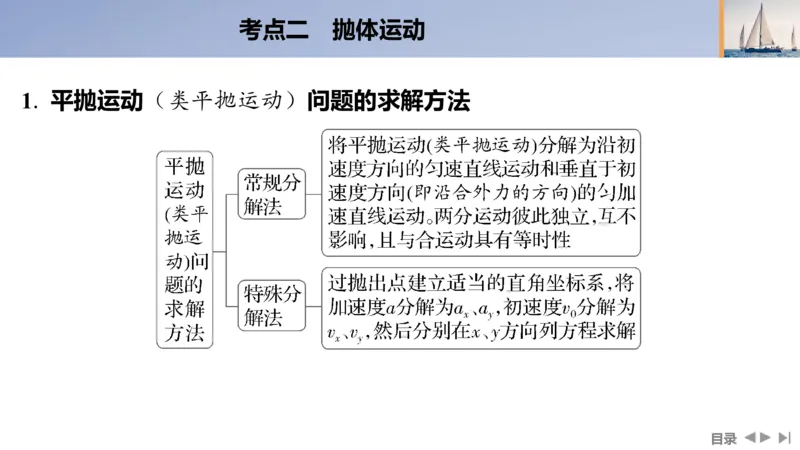 2025版高考物理二轮复习配套课件第一部分专题一力与运动第3讲抛体运动与圆周运动_4.2025物理总复习_2025年新高考资料_二轮复习_2025高考物理二轮复习配套课件