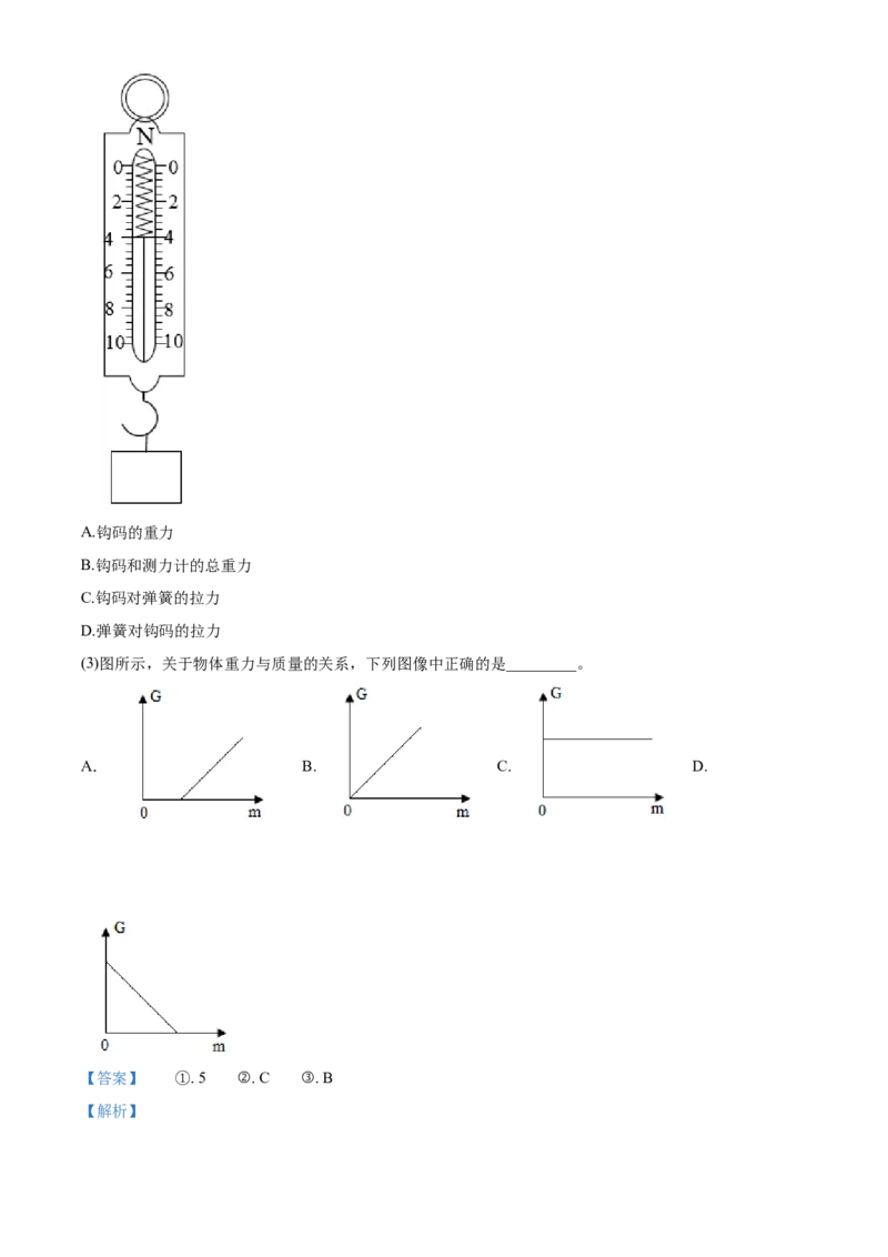 精品解析：北京市海淀区师达中学2021-2022学年八年级下学期期中物理试题（解析版）(1)_北京初中期末题_C605-京七八九_B京物理八九_物理_八年级下学期物理_2022-2023之前