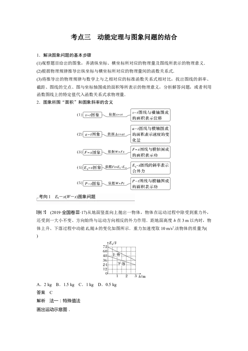 2023年高考物理一轮复习(全国版)第6章第2讲　动能定理及其应用_4.2025物理总复习_赠品通用版（老高考）复习资料_一轮复习_2023年高考物理一轮复习讲义+课件（全国版）