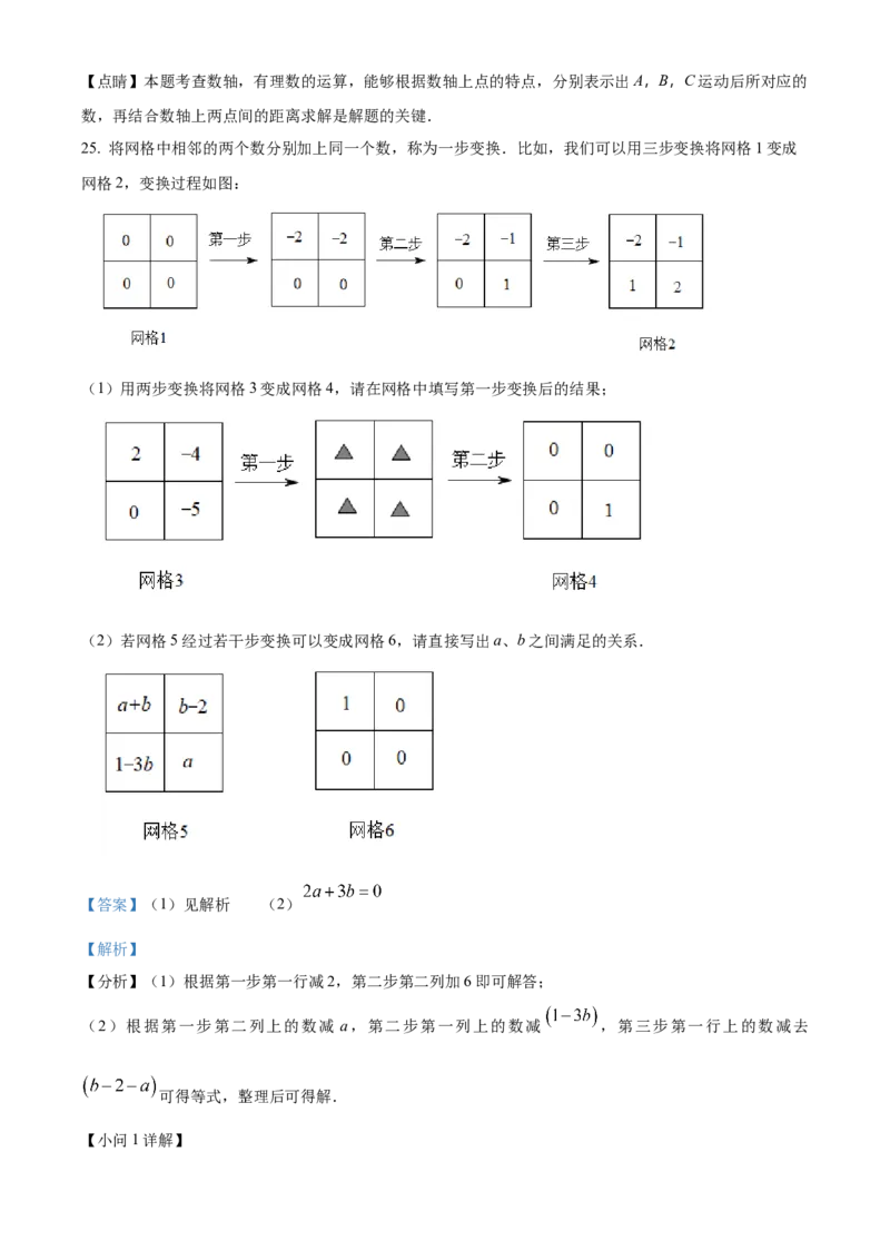 精品解析：北京市西城区第十五中学2022~2023学年七年级上学期期中数学试卷（解析版）(1)_北京初中期末题_C605-京七八九_B京市数学七八九_北京7上数学_2022-2023_北京7上数学期中