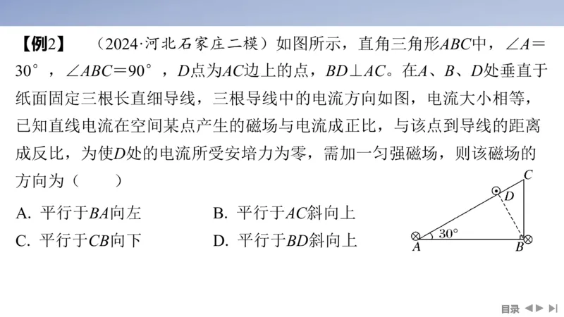 2025版高考物理二轮复习配套课件第一部分专题三电场和磁场第9讲磁场及带电粒子在磁场中的运动_4.2025物理总复习_2025年新高考资料_二轮复习_2025高考物理二轮复习配套课件