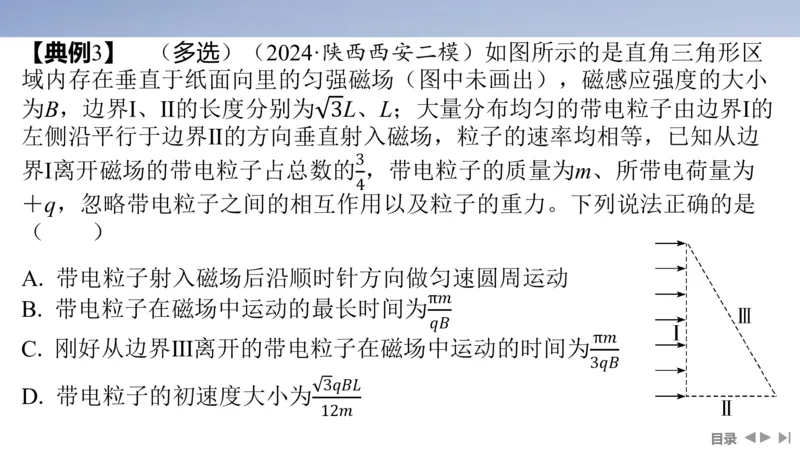 2025版高考物理二轮复习配套课件第一部分专题三电场和磁场第9讲磁场及带电粒子在磁场中的运动_4.2025物理总复习_2025年新高考资料_二轮复习_2025高考物理二轮复习配套课件
