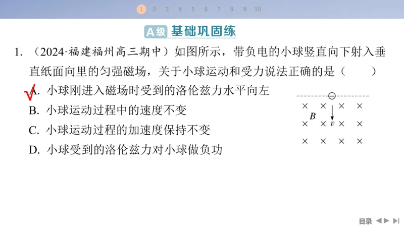 2025版高考物理二轮复习配套课件第一部分专题三电场和磁场第9讲磁场及带电粒子在磁场中的运动_4.2025物理总复习_2025年新高考资料_二轮复习_2025高考物理二轮复习配套课件