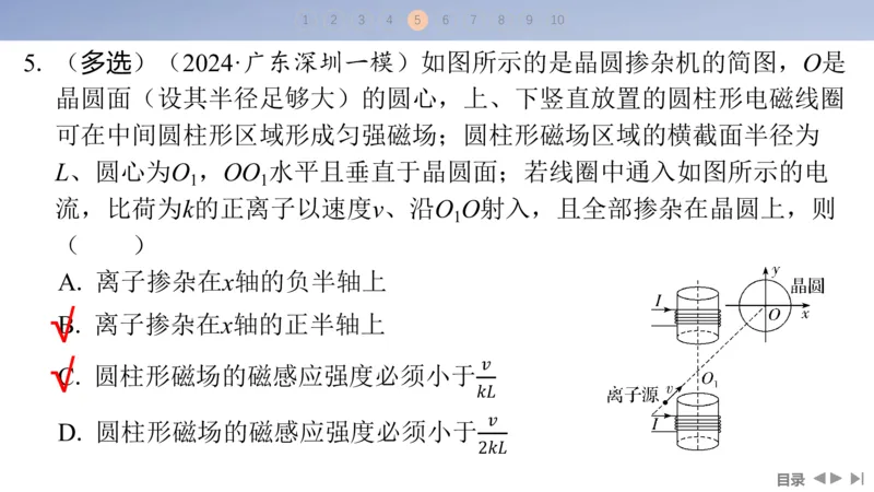 2025版高考物理二轮复习配套课件第一部分专题三电场和磁场第9讲磁场及带电粒子在磁场中的运动_4.2025物理总复习_2025年新高考资料_二轮复习_2025高考物理二轮复习配套课件