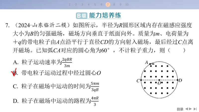 2025版高考物理二轮复习配套课件第一部分专题三电场和磁场第9讲磁场及带电粒子在磁场中的运动_4.2025物理总复习_2025年新高考资料_二轮复习_2025高考物理二轮复习配套课件
