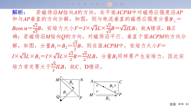 2025版高考物理二轮复习配套课件第一部分专题三电场和磁场第9讲磁场及带电粒子在磁场中的运动_4.2025物理总复习_2025年新高考资料_二轮复习_2025高考物理二轮复习配套课件