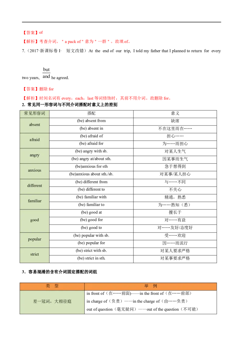 01介词要点精读与精练-2023年高考英语一轮复习基础知识+基本能力双清(通用版)_3.2025英语总复习_赠品通用版（老高考）复习资料_一轮复习