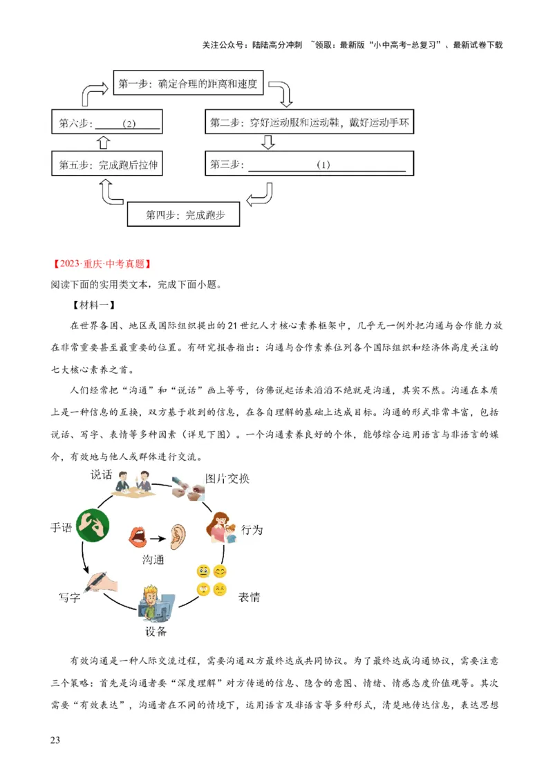 专题23非连续性阅读（全国通用）（原卷版）_02中考总复习（2026版更新中）_01-语文-中考总复习_2026年中考复习（更新中）