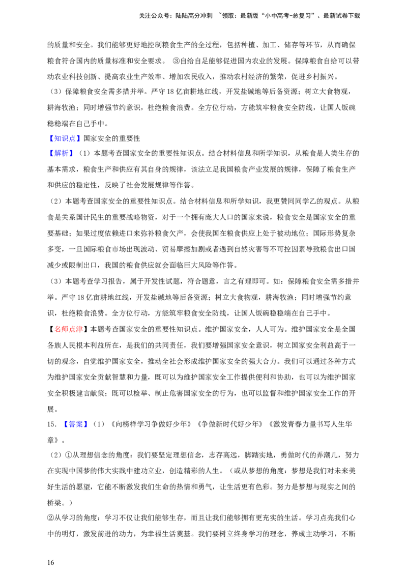 专题十二维护国家利益--2025年中考道法一轮复习学案（含解析）_02中考总复习（2026版更新中）_07-道法-中考总复习_2025中考复习资料_2025年道德与法治中考一轮复习学案