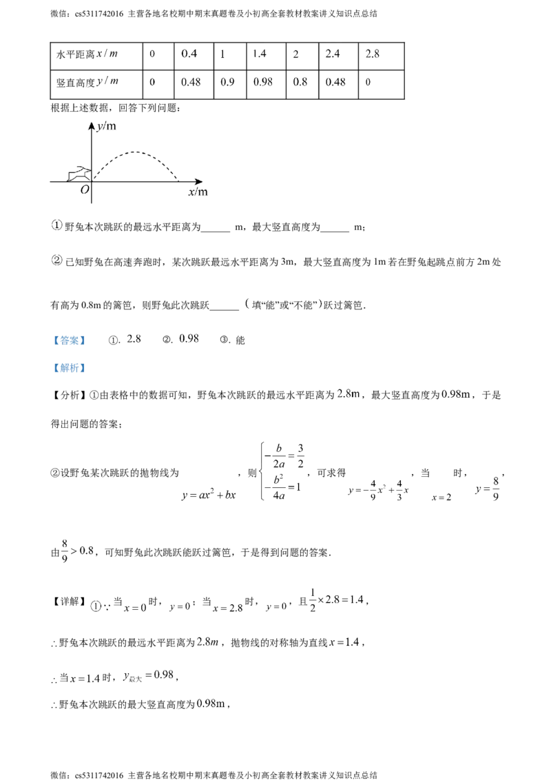 精品解析：北京市西城区北京师范大学第二附属中学2023-2024学年九年级上学期第一次月考数学试题（解析版）(1)_北京初中期末题_C605-京七八九_B京市数学七八九_北京9上数学_2023-2024