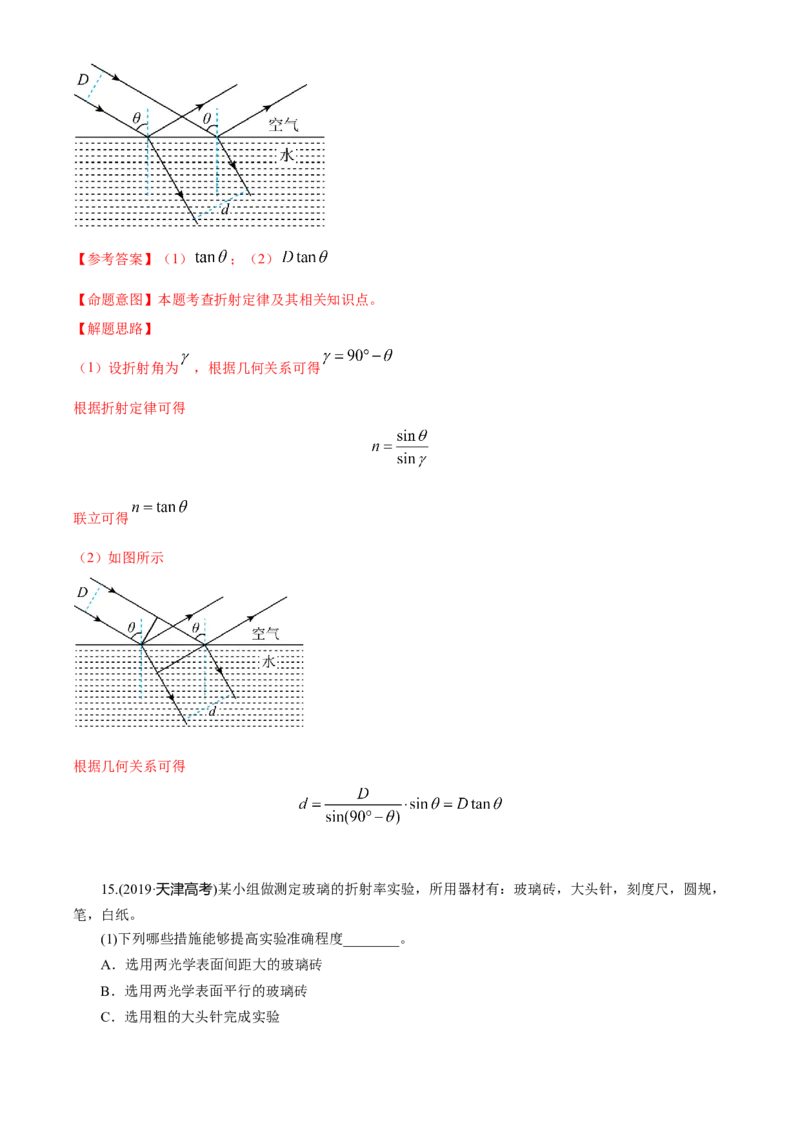 专题12.光学（解析版）--2023高考二轮复习_4.2025物理总复习_2023年新高复习资料_二轮复习_2023年高考物理二轮复习二十五专题精练287608825_专题12光学