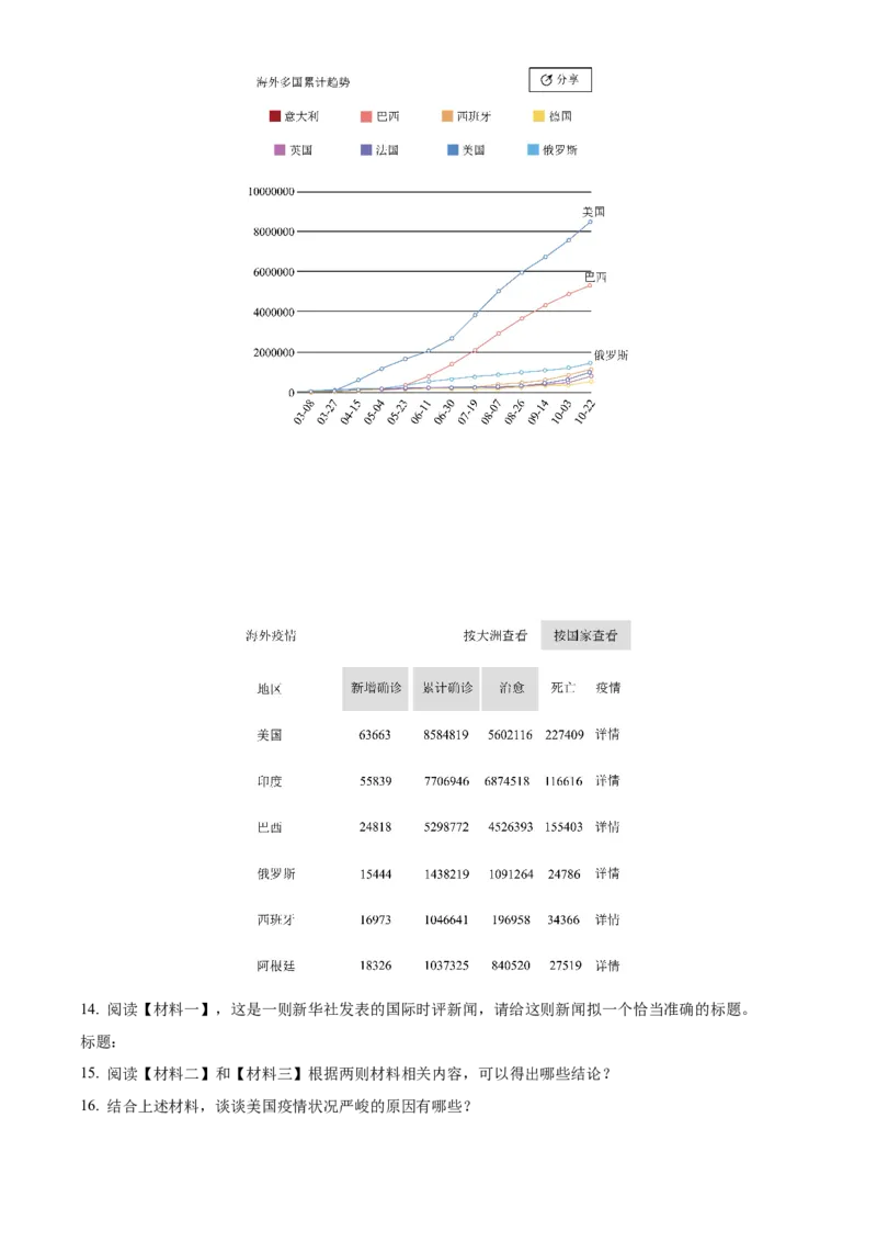 精品解析：北京市第十五中学2020-2021学年八年级上学期期中语文试题（解析版）(1)_北京初中期末题_C605-京七八九_B语文七八九_北京语文八上_2022-2023以前