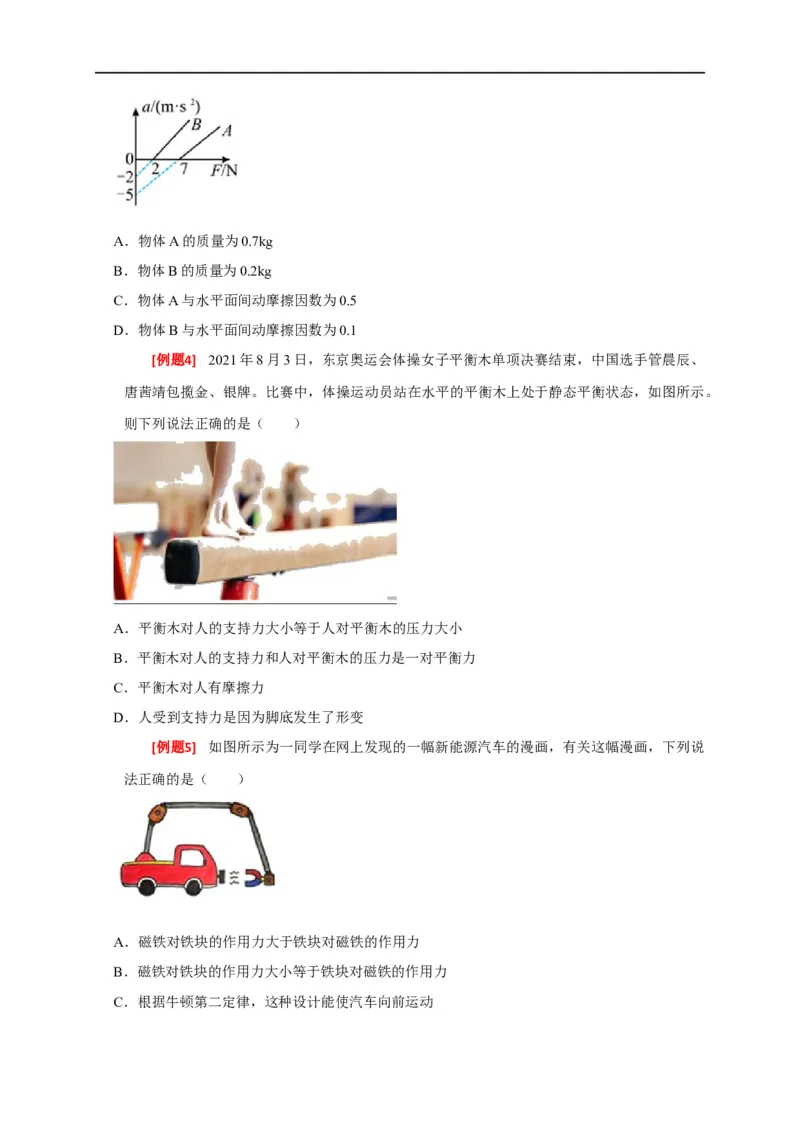 专题04牛顿运动定律的应用（原卷版）_4.2025物理总复习_赠品通用版（老高考）复习资料_专项复习_2023年高考冲刺物理热点知识讲练与题型归纳（全国通用）